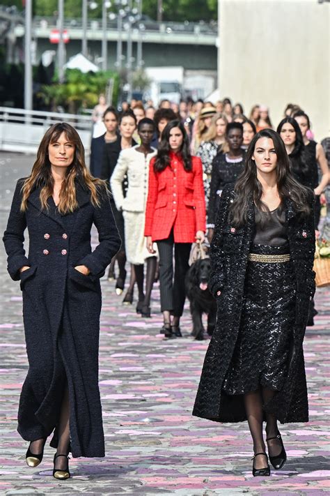 chanel fashion show street style|The Best Street Style Looks From The Chanel Haute Couture Show.